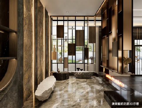 漾美藝術走廊 3D 示意